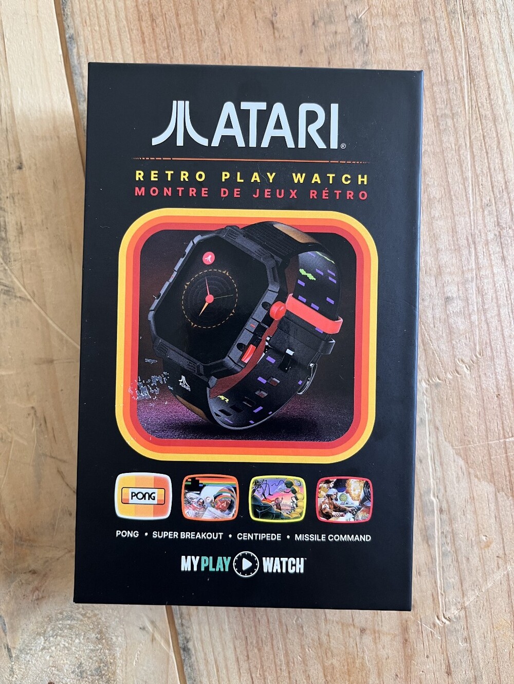 Retro Play Watch - Black/Red NEW IN BOX
